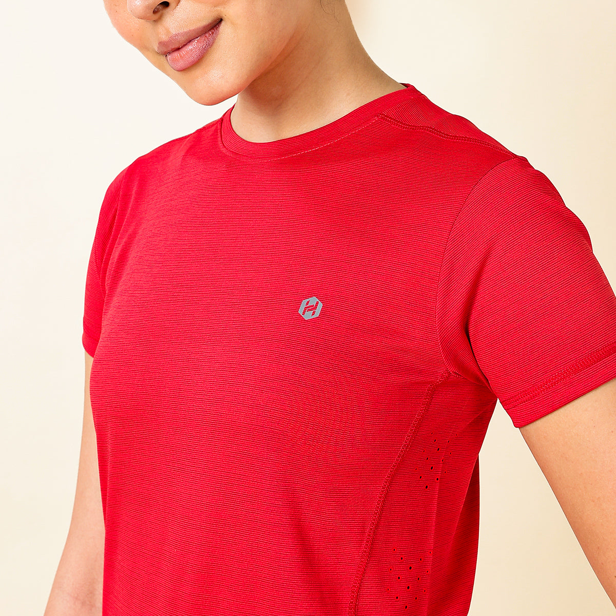 Hyve Women’s RunX Running Jersey – Red Melange