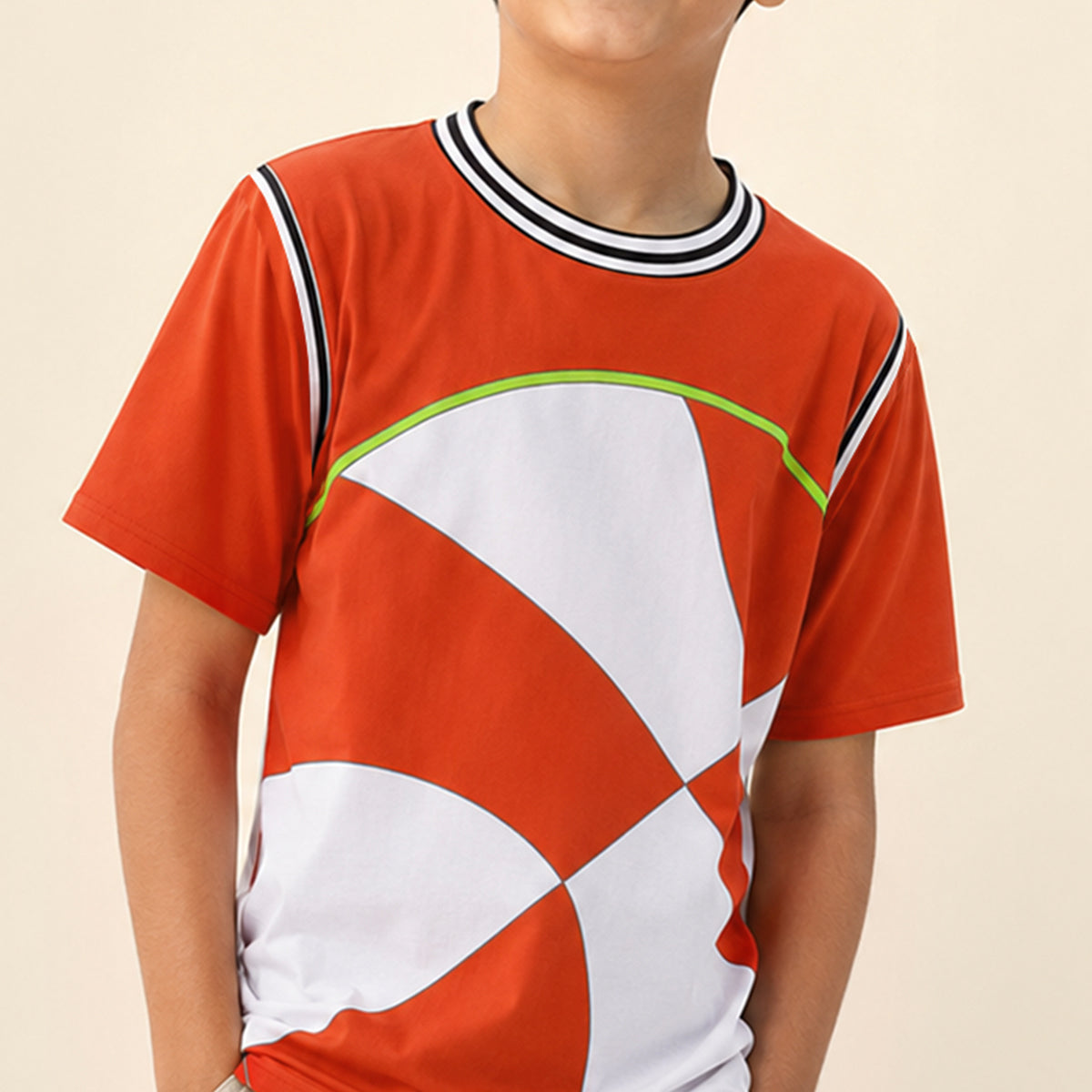 HYVE Hyve Kids Basketball Graphic T-Shirt – Orange 6-7