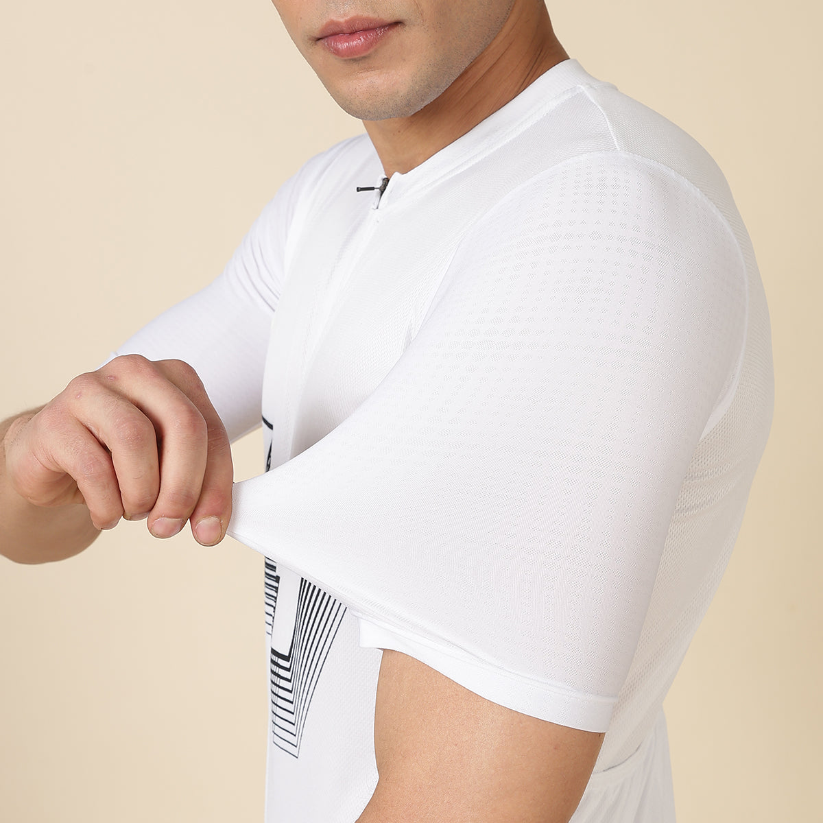 Hyve Men’s Standard Cycling Jersey – Arctic White