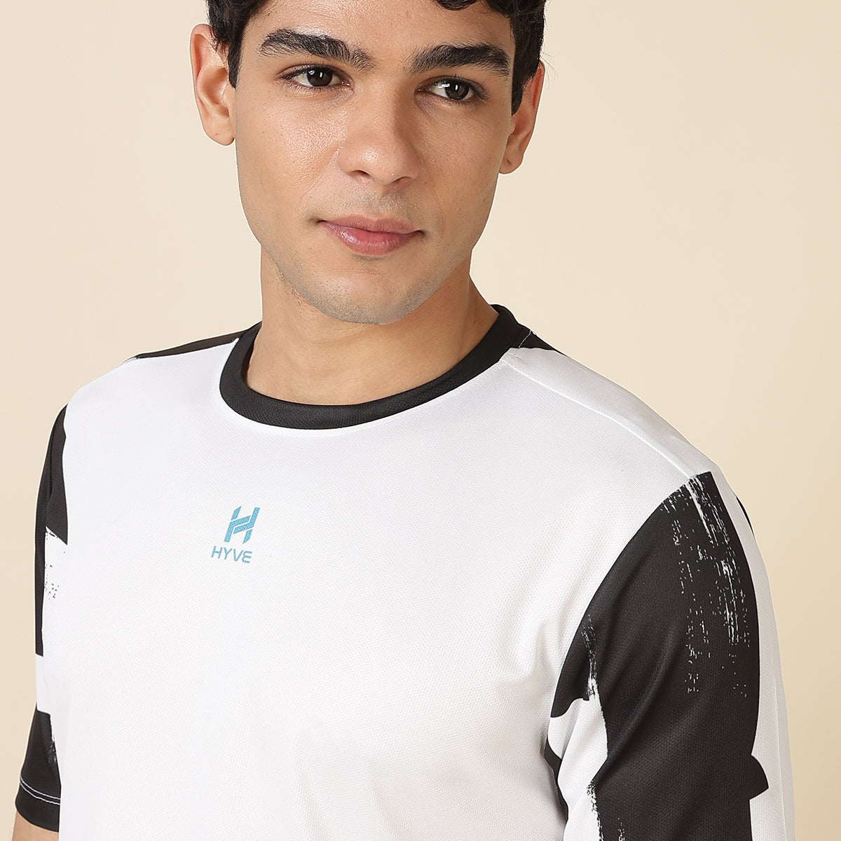 HYVE Hyve Active Men’s All-Day Adventure Cycling T-Shirt – Black Stroke XS