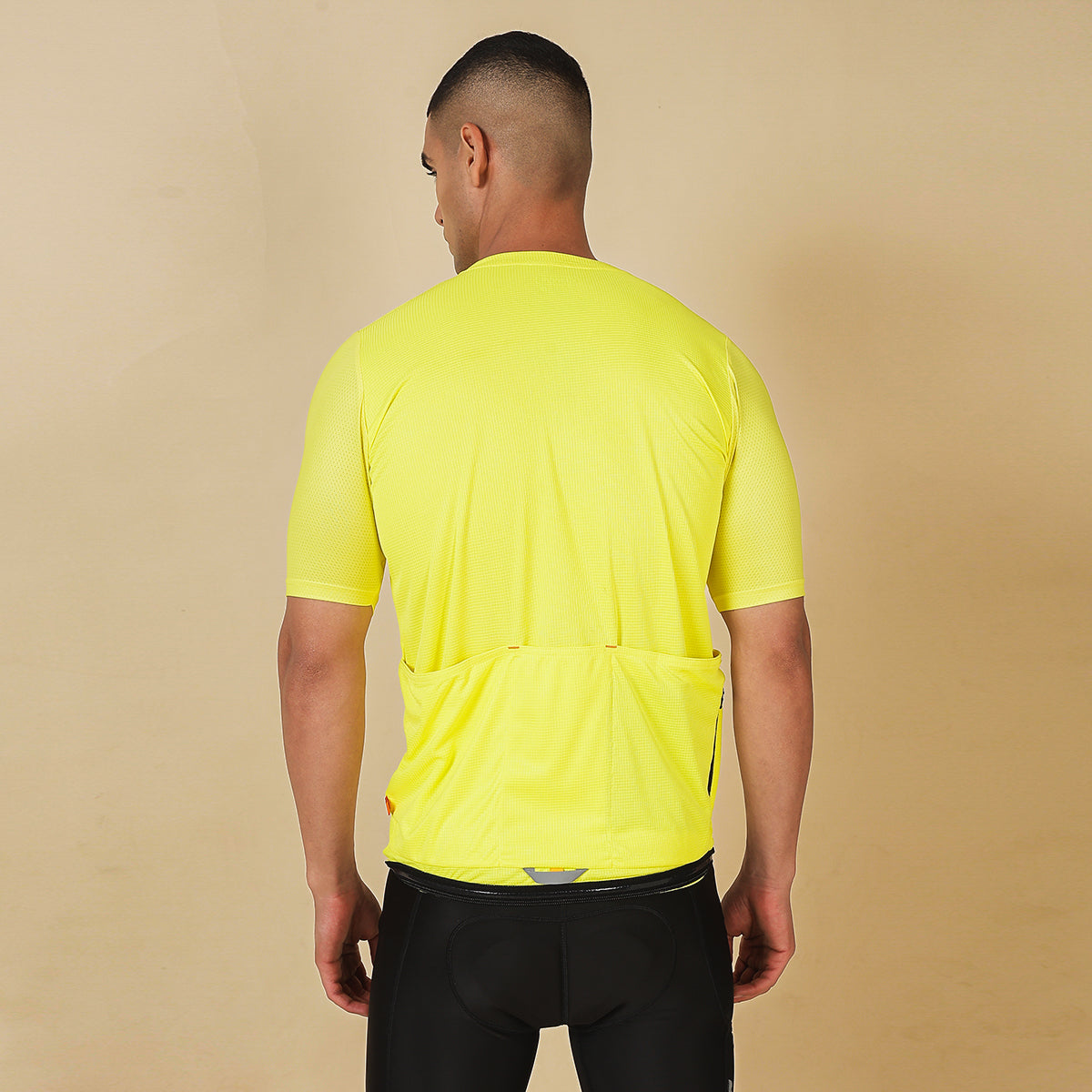 Hyve Men’s Standard Cycling Jersey – Electric Yellow