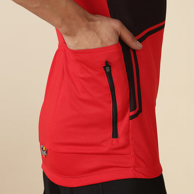 HYVE Hyve Men’s Standard Cycling Jersey – Red Onyx XS