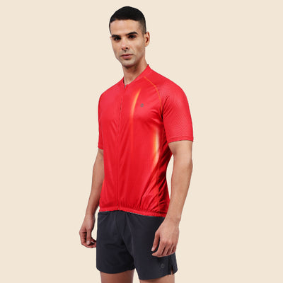 HYVE Hyve Men’s V1 Premium Cycling Jersey -  Red S