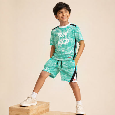 HYVE Hyve Kids Active T-Shirt & Shorts Set – Run Wild 6-7 years