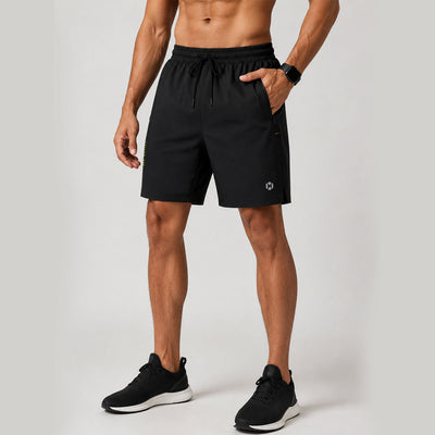 HYVE Hyve Black Unisex Performance Shorts M