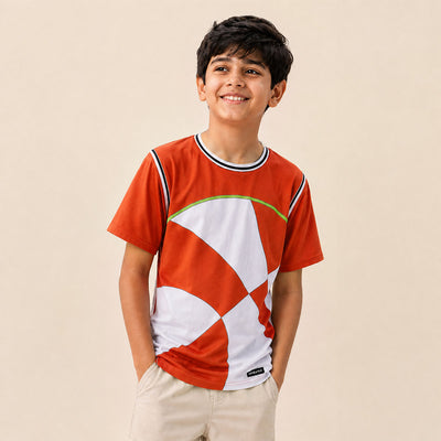 HYVE Hyve Kids Basketball Graphic T-Shirt – Orange 6-7