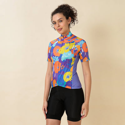 HYVE Hyve Women’s Club Fit Cycling Jersey – Vivacious Floral S
