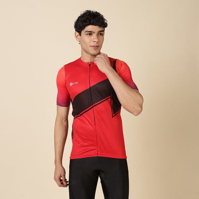 HYVE Hyve Men’s Standard Cycling Jersey – Red Onyx XS