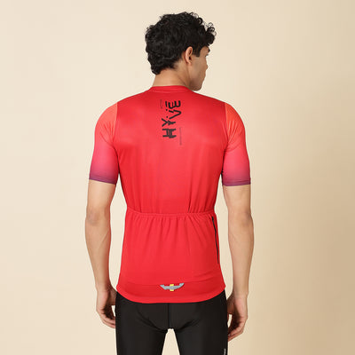 HYVE Hyve Men’s Standard Cycling Jersey – Red Onyx XS