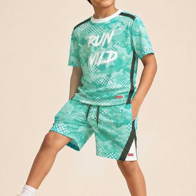 HYVE Hyve Kids Active T-Shirt & Shorts Set – Run Wild 6-7 years