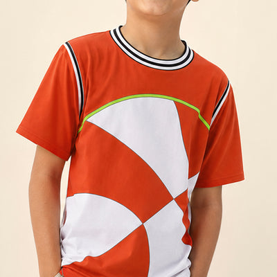 HYVE Hyve Kids Basketball Graphic T-Shirt – Orange 6-7