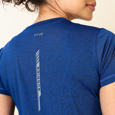 Hyve Women’s RunX Running Jersey – Navy Melange