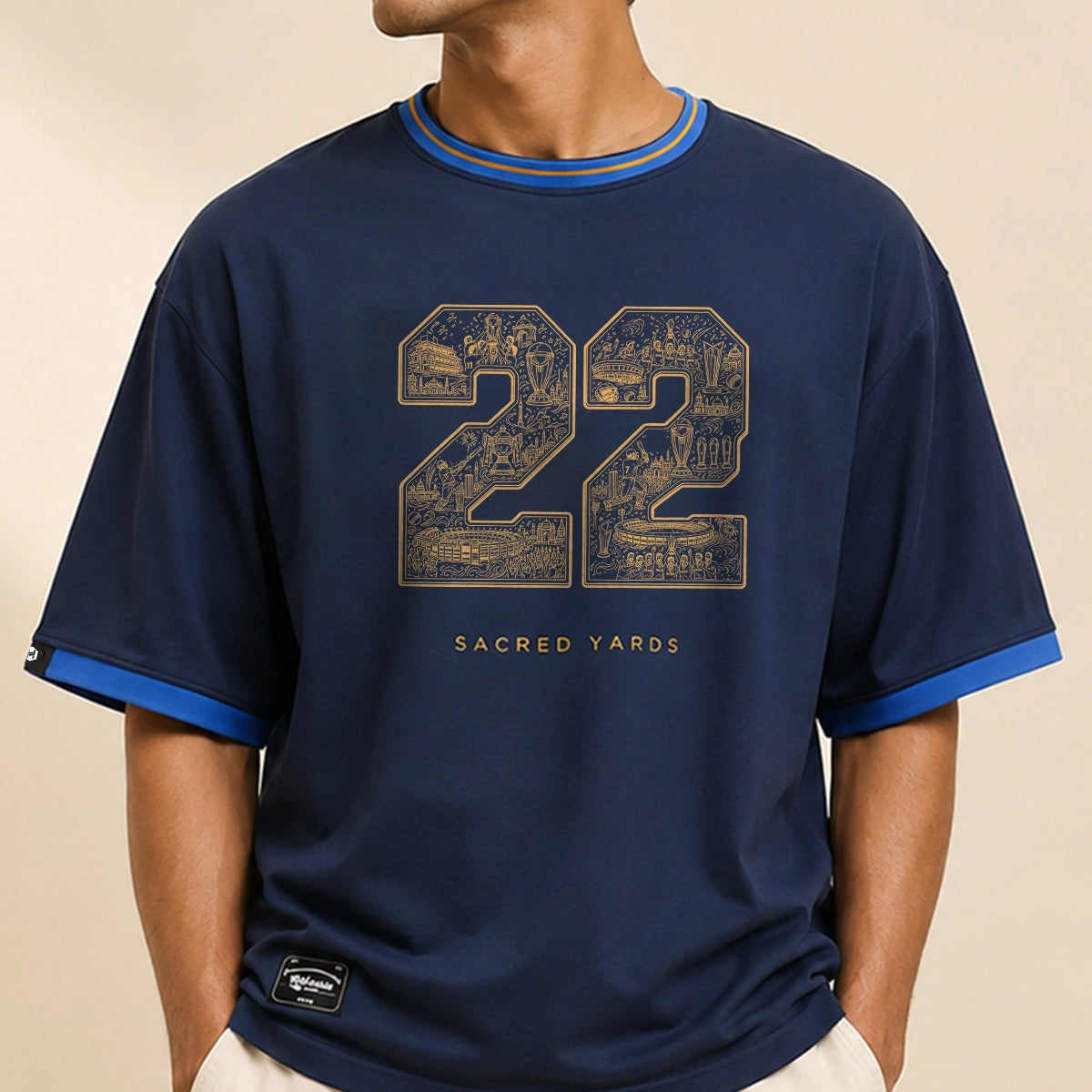 HYVE 22 Yards Oversized T-Shirt S