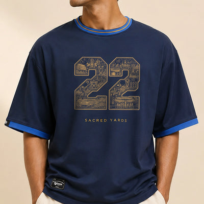 HYVE 22 Yards Oversized T-Shirt S