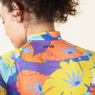 HYVE Hyve Women’s Club Fit Cycling Jersey – Vivacious Floral S