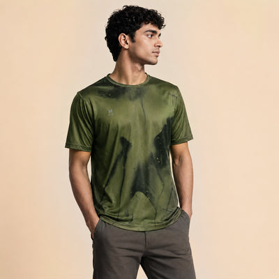 HYVE Hyve Men's Camo Athleisure T-Shirt 2-Pack – Navy & Olive S