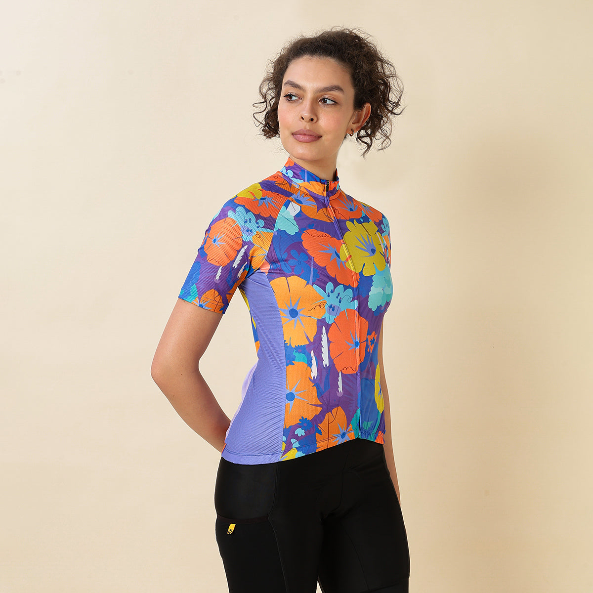 HYVE Hyve Women’s Club Fit Cycling Jersey – Vivacious Floral S