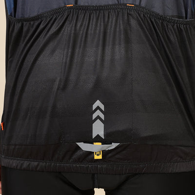 Hyve Men’s V1 Premium Cycling Jersey - Black & White