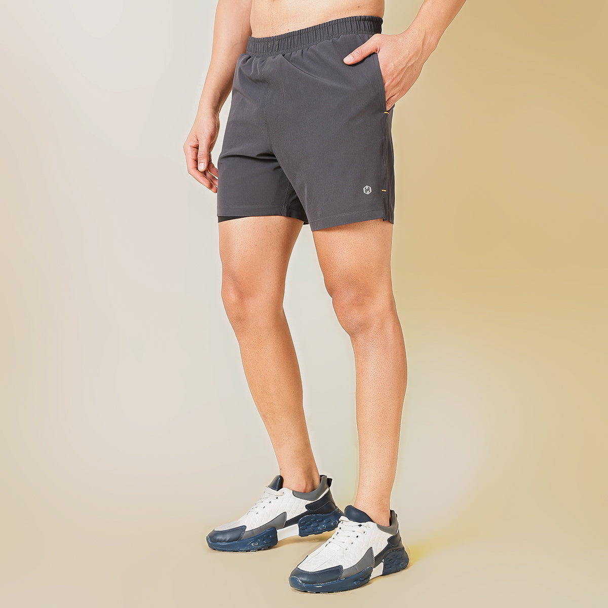 Hyve Men’s Double Layer Fitness Shorts