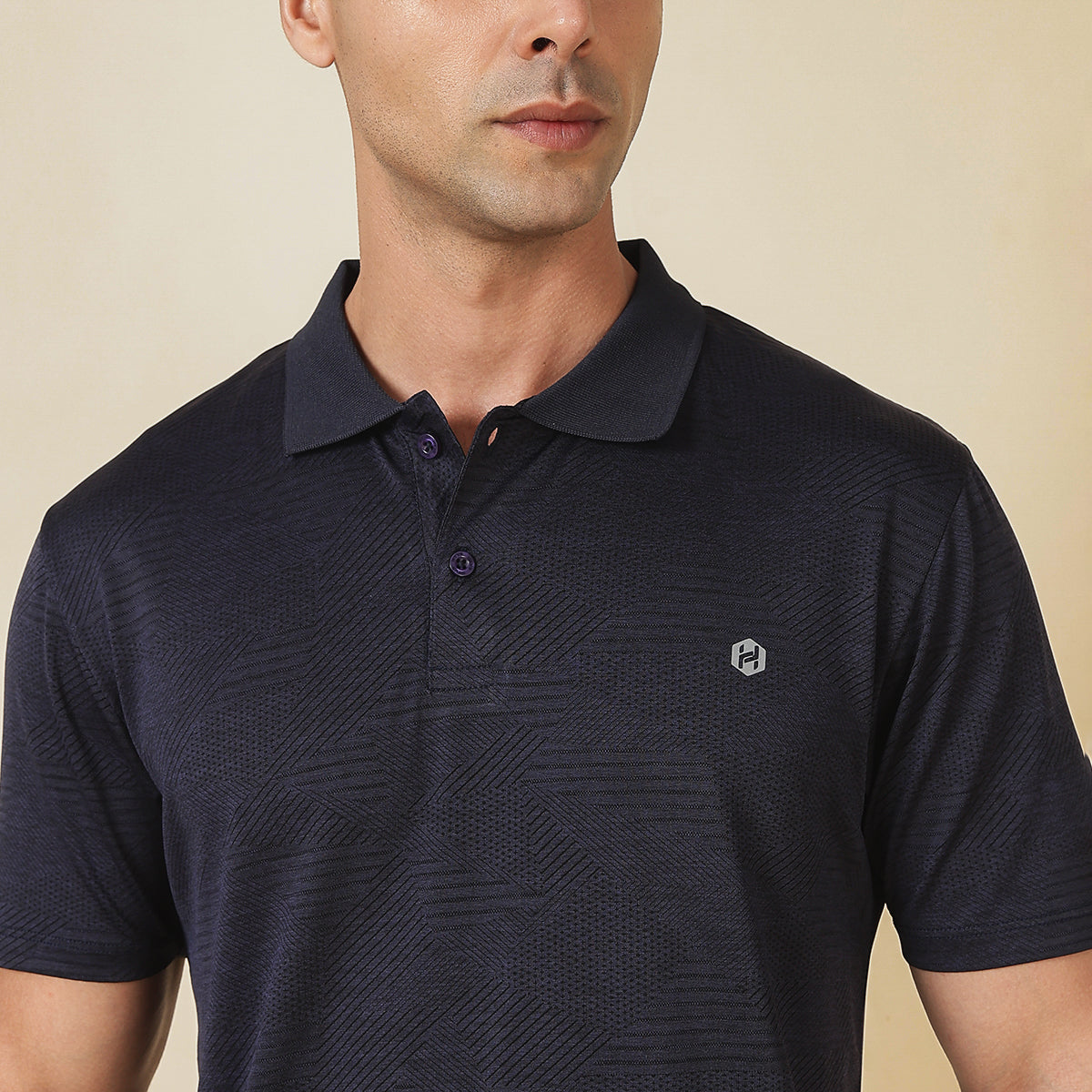 HYVE Hyve Men’s Navy Sports Polo T-Shirt S