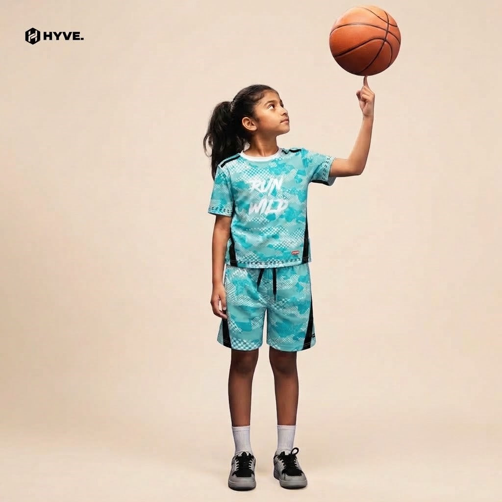 HYVE Hyve Kids Active T-Shirt & Shorts Set – Run Wild 6-7 yrs