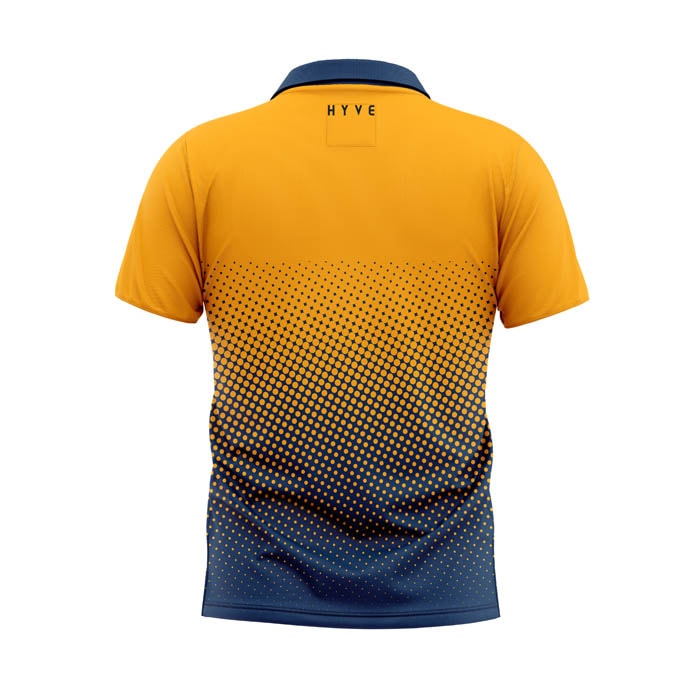 Hyve Customizable Dry-fit Cricket Jersey for Men - Back