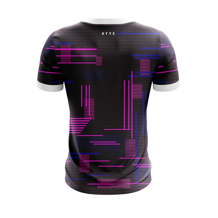 Hyve Customised Esports Gamer T shirt with Name for Men - Back
