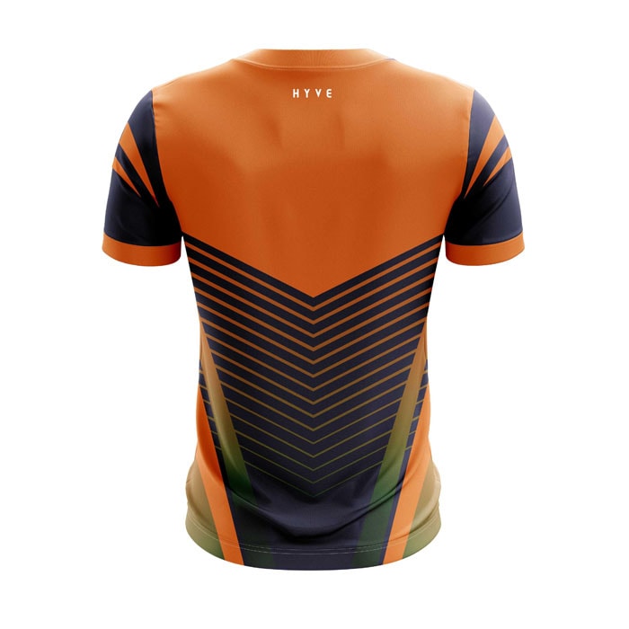 Hyve Customizable Esports Gamer Jersey with Name for Men - Back