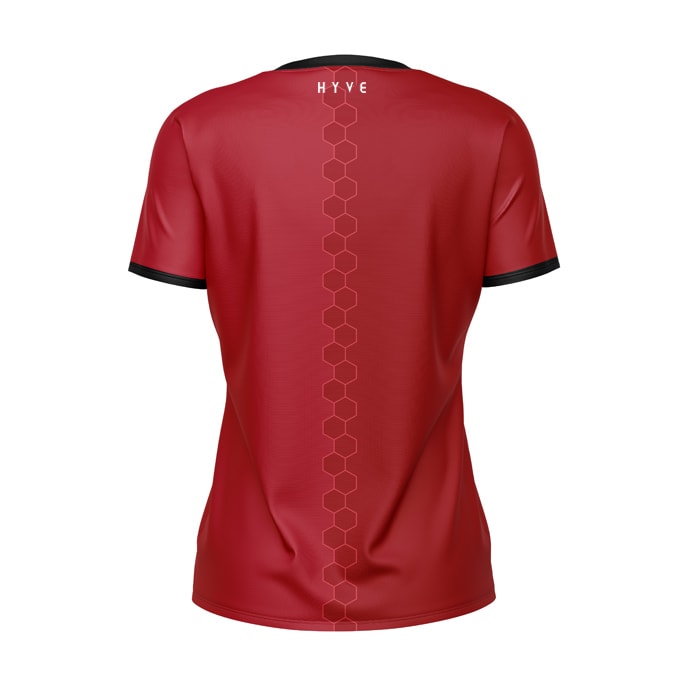 Hyve Customised Cricket Tshirt for Ladies - Back