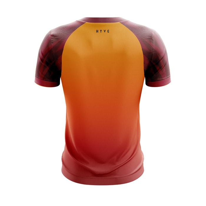Hyve Customized Half Sleeve Football Jersey for Men with Name - Back
