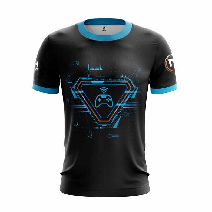 Hyve Customizable Gamer Id Esports Wear with Name for Men - Front