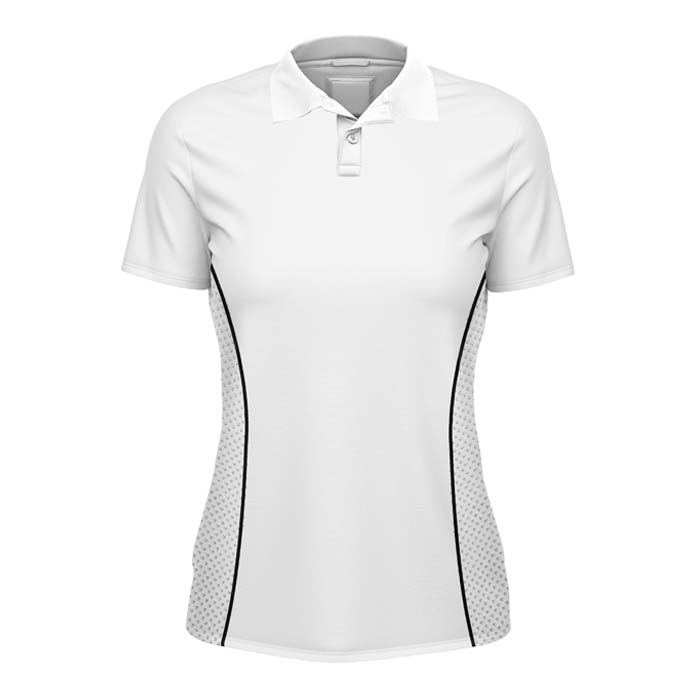 Hyve Custom Classic Women's Cricket White Jersey (Half Sleeves) - Back