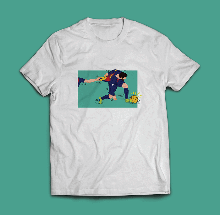 Hyve Messi Footaball Tshirt - Front