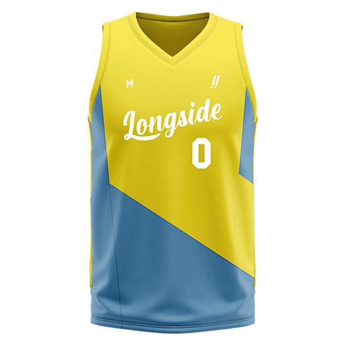 Hyve Customizable Basketball Sleeveless Jersey with Name - Front