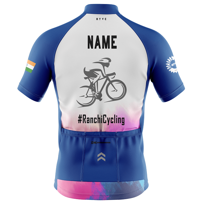 Ranchi City Custom Cycling Jersey with Name - Back