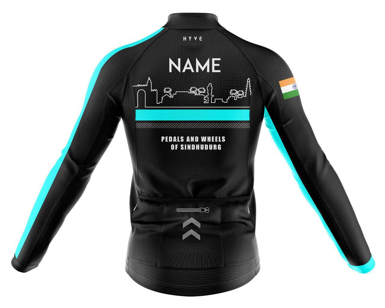 Hyve Full Sleeve Cycling Jersey for PAWS - Back
