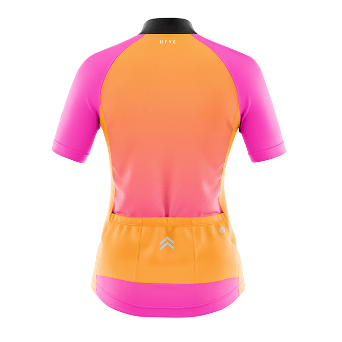 Hyve Sunny Custom Women's Cycling Shirt with Name - Back