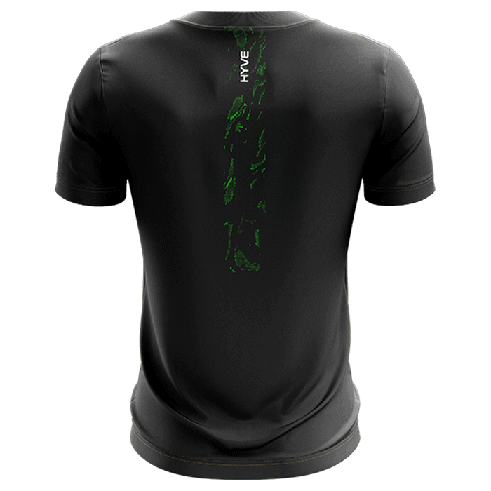 Hyve Customizable Game Engine Dark Esport Gamer Jersey for Men with Name - Back