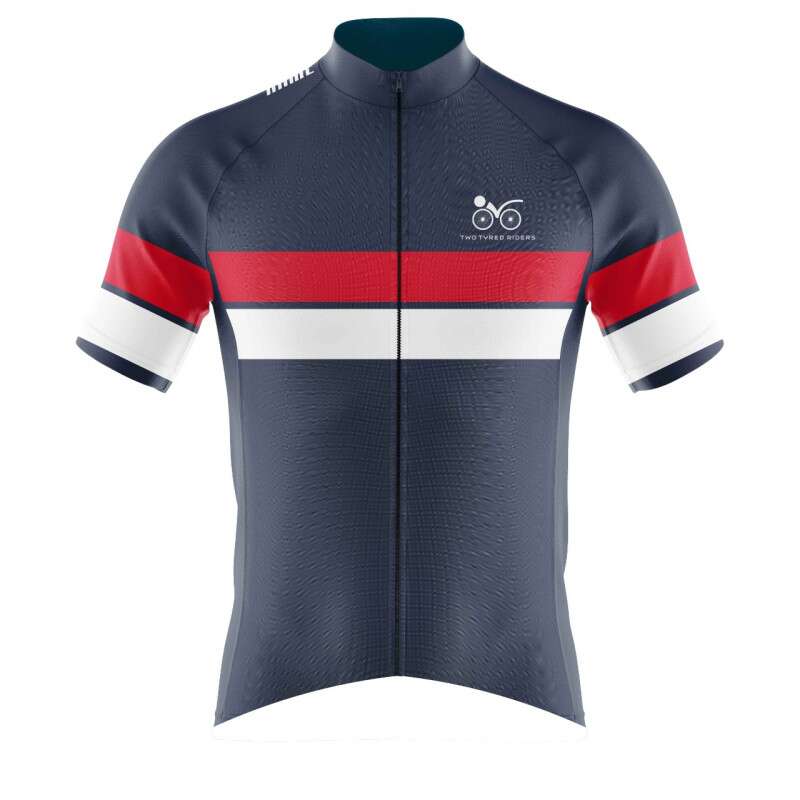 TTR Cycling Jersey Red - Front