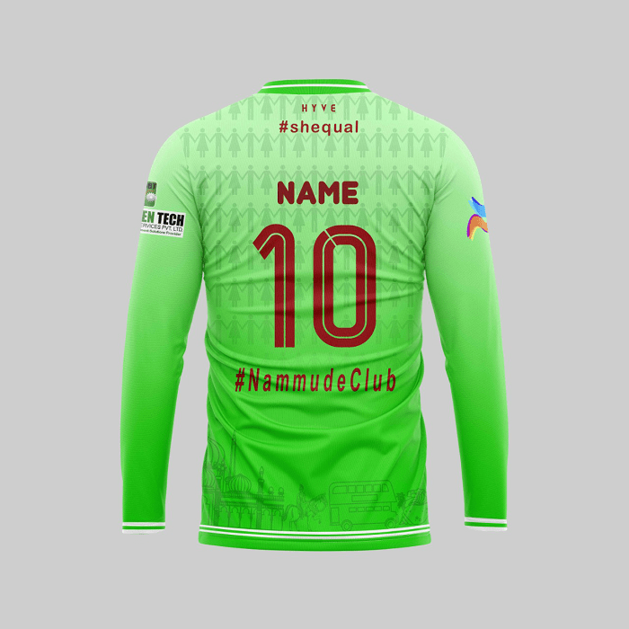 Home Kit Personalized Football Jersey Design-Back