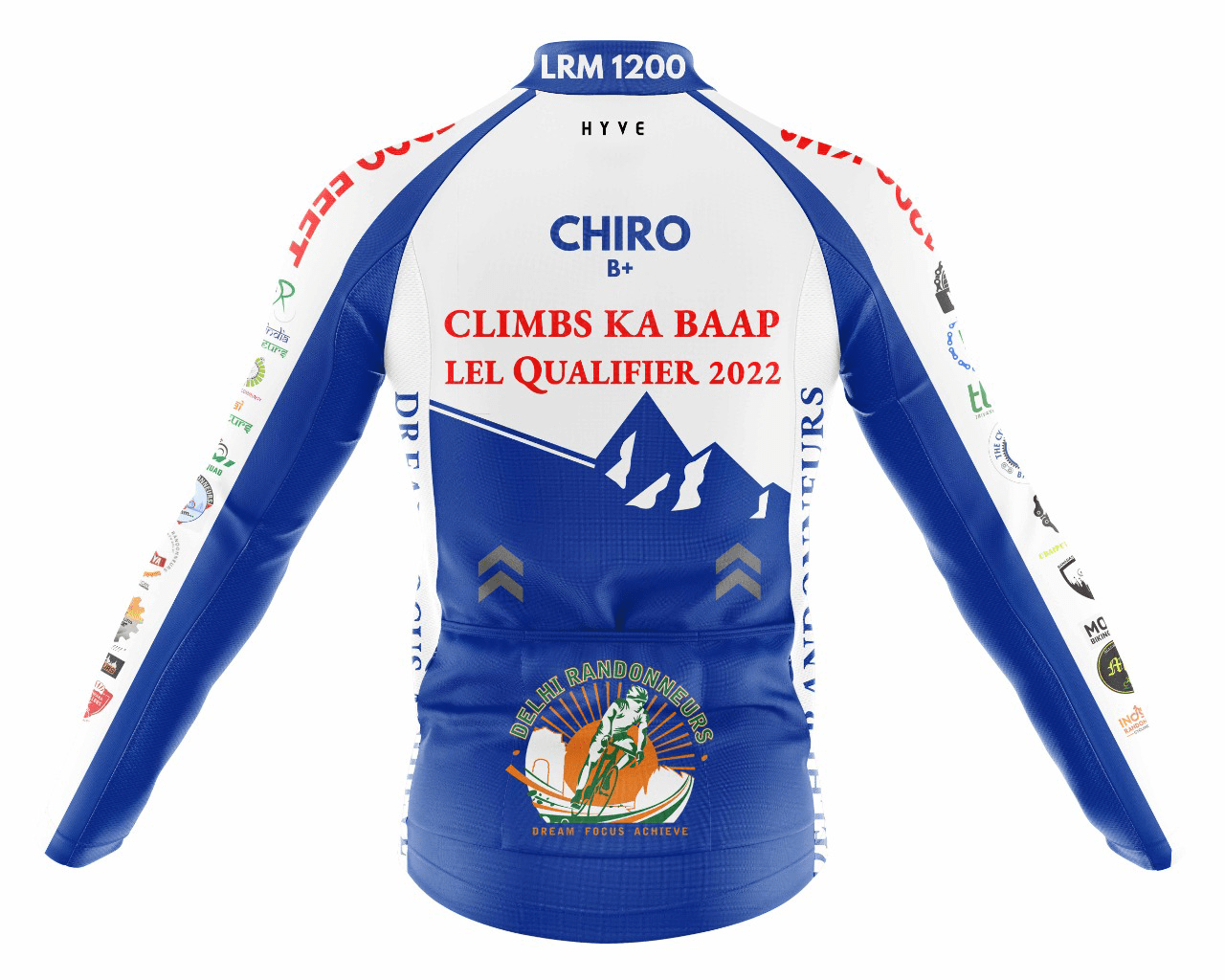 CKB Custom Cycling Jersey with Back Pocket-Back