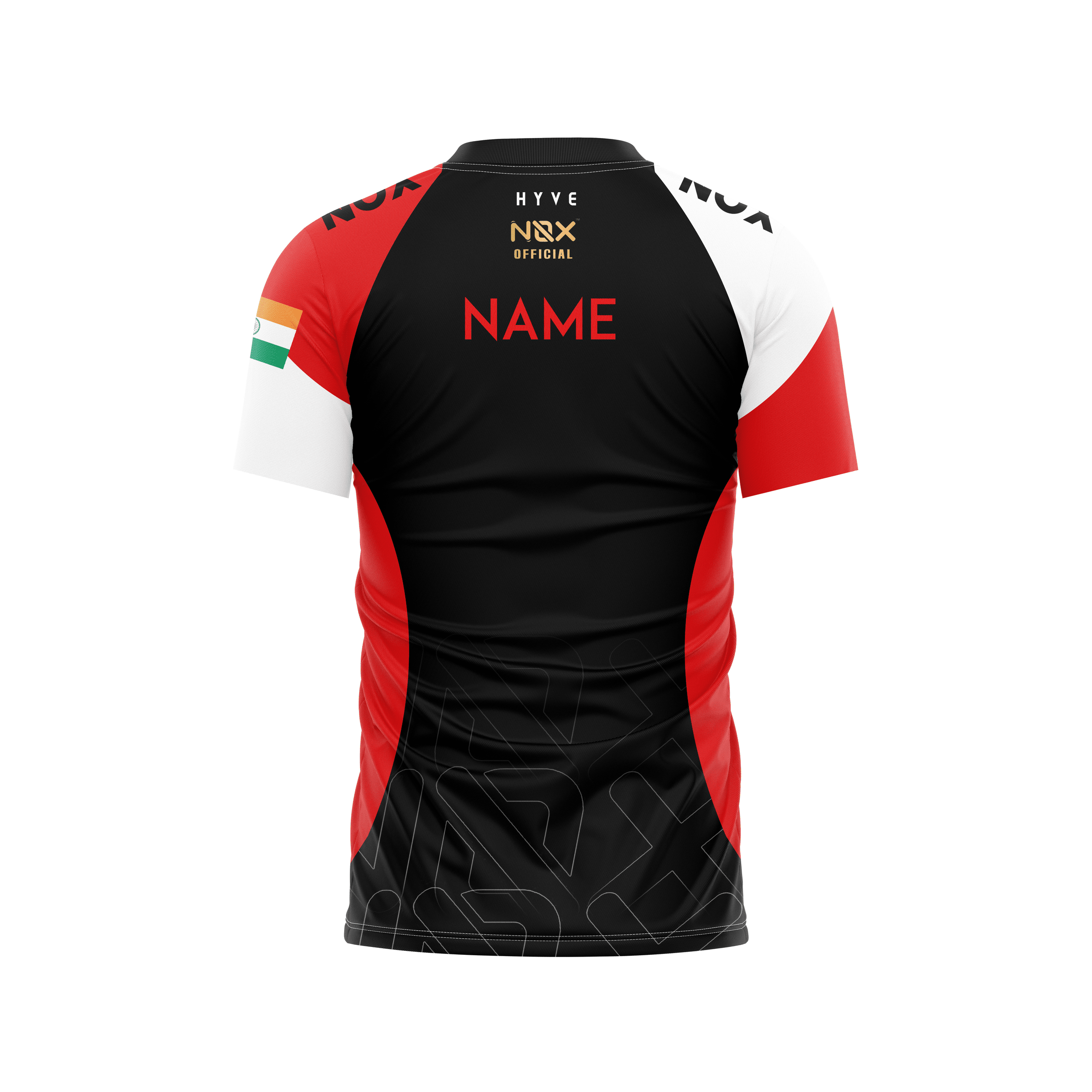 NOX Customized With Name Gamer Jersey-Back