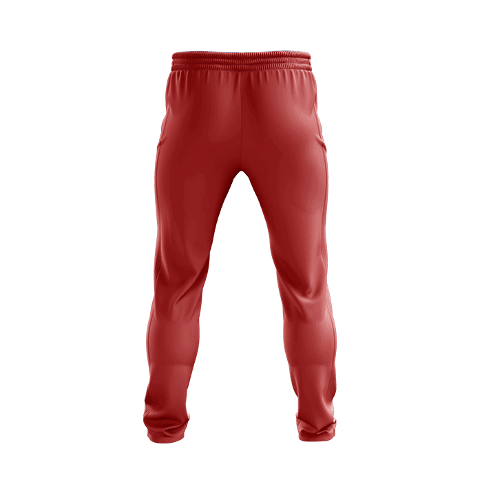 Hyve Custom Men's Cricket Track Pants - Red - Back