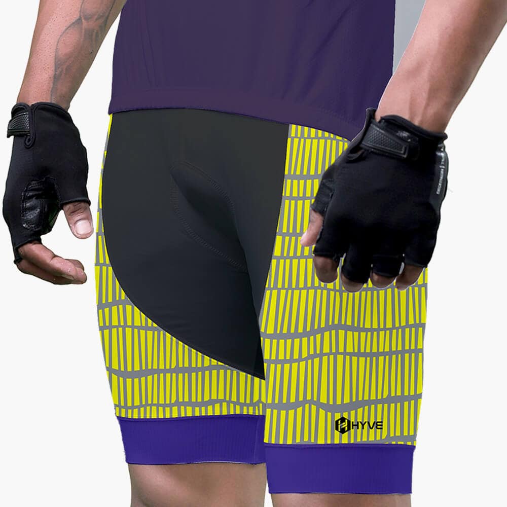 Hyve Bamboo Fence Gel Cycling Shorts for Men