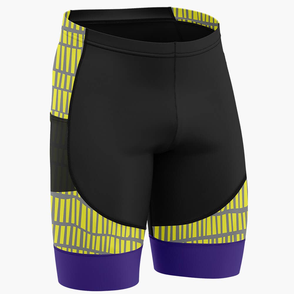 Hyve Bamboo Fence Gel Cycling Shorts for Men - Front Side