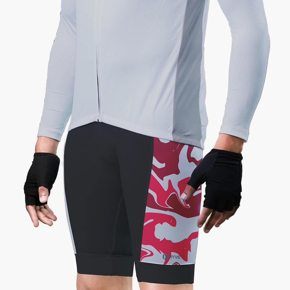Hyve Marble Foam Cycling Shorts for Men
