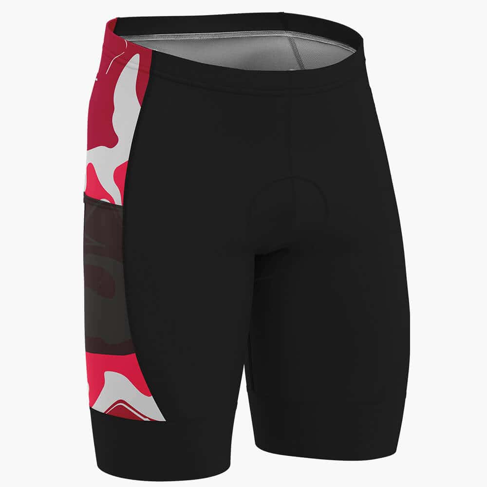 Hyve Marble Foam Cycling Shorts for Men - Front Side