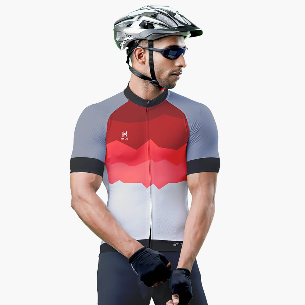 Hyve Terrain Custom Race Fit Bicycle Jersey for Men