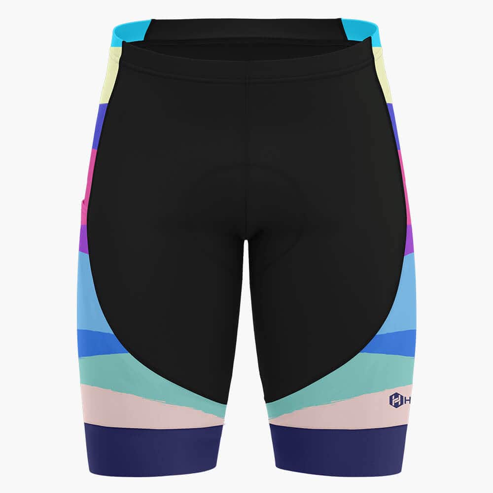 Hyve Holistripe Gel Paded Cycle Shorts for Men - Front